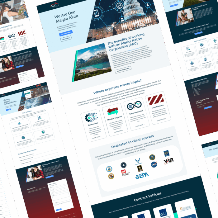 Elevating Aleut Federal’s Digital Presence